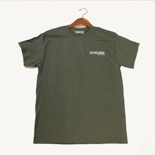 The "Memebers-T"  Mens T-shirt, cool unisex T-Shirt short sleeve available in Military Green soft 50/50 cotton