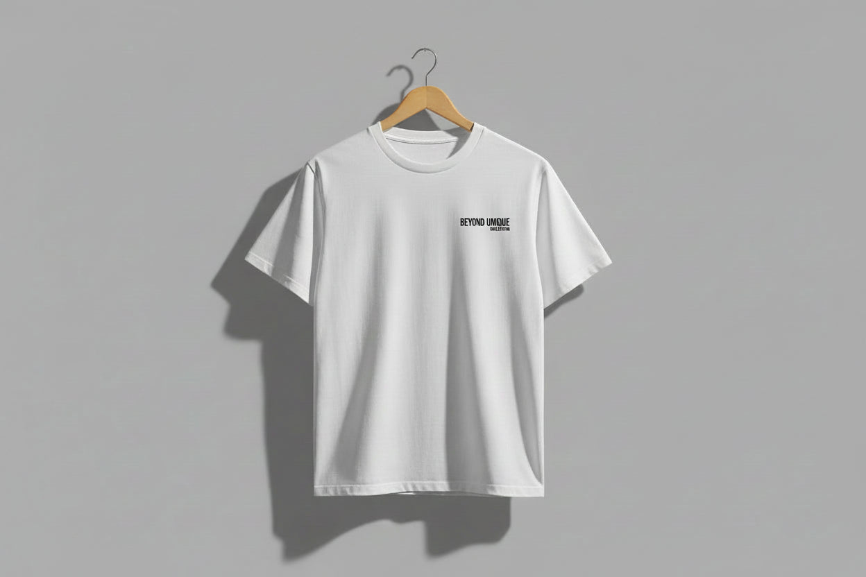 The "Memebers Tees" Mens, cool unisex T Shirt short sleeve available in white with black ink on cotton shirt.