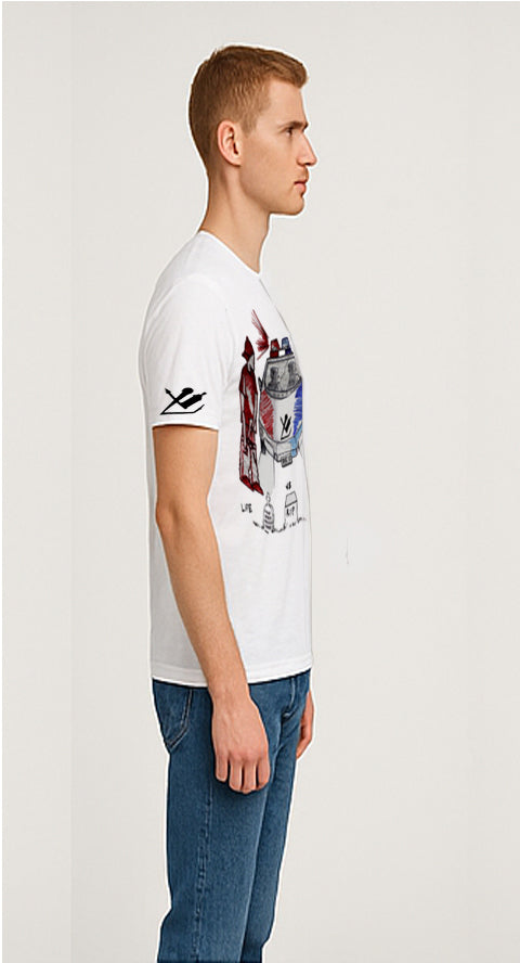 NEW "BLACK ON BOTH SIDES" SHORT SLEEVE T-SHIRT (LIMITED ADDITION)