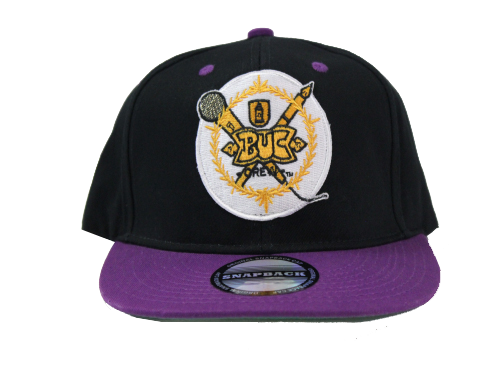 SNAP BACK "BUC CREW "LOGO HAT (Purple/Black)